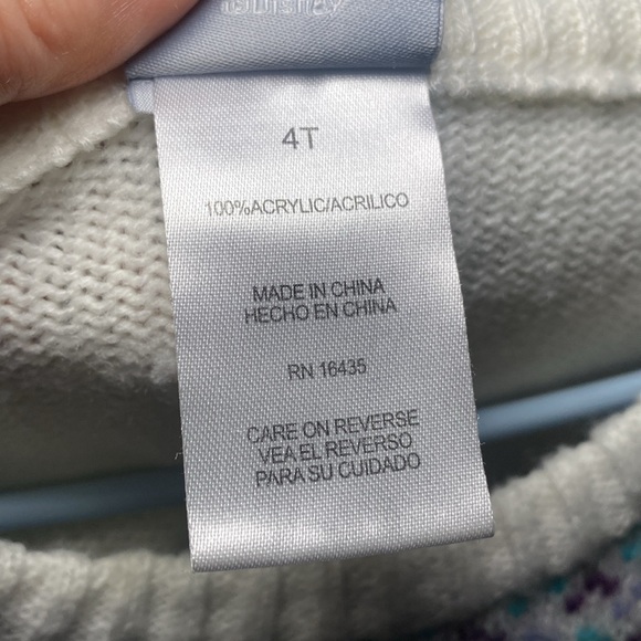 Disney Frozen Sweater Size 4T - Picture 6 of 8